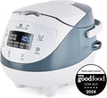 Panda Mini Rice Cooker With Ninja Ceramic Bowl and Advanced Fuzzy Logic (3.5 cup, 0.63 litre) 4 Rice Cooking Functions, 4 Multicooker functions, Digital LED display - 120V