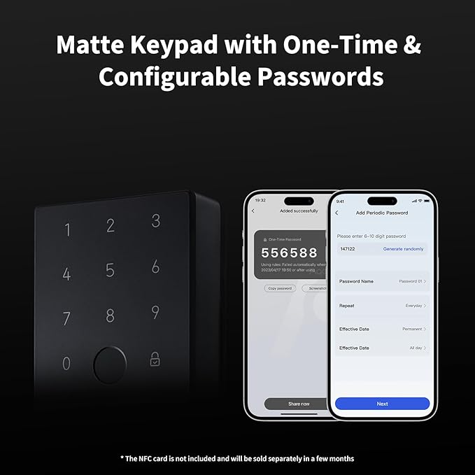 Smart Lock U100, Fingerprint Keyless Entry Door Lock with Apple Home Key, Touchscreen Keypad, Bluetooth Electronic Deadbolt, IP65 Weatherproof, Supports Apple HomeKit, Alexa, Google, IFTTT