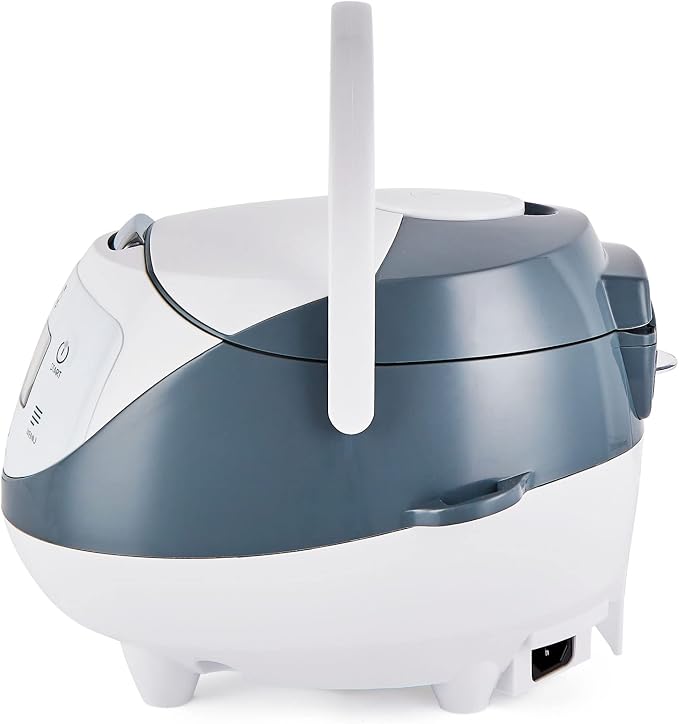 Panda Mini Rice Cooker With Ninja Ceramic Bowl and Advanced Fuzzy Logic (3.5 cup, 0.63 litre) 4 Rice Cooking Functions, 4 Multicooker functions, Digital LED display - 120V
